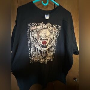 Men’s Harley-Davidson Black Kids Shirt with Skull Design